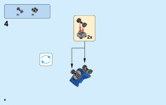 LEGO 60204 instructions page 8 – build guide