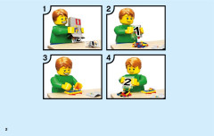 LEGO 60208 instructions page 2 – build guide