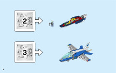 LEGO 60208 instructions page 2 – build guide