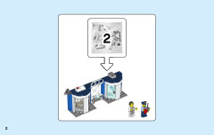 LEGO 60210 instructions page 2 – build guide