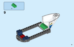 LEGO 60210 instructions page 9 – build guide