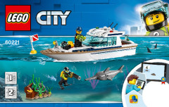 LEGO 60221 instructions page 1 – build guide