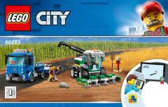 LEGO 60223 instructions page 1 – build guide