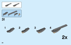 LEGO 60223 instructions page 28 – build guide