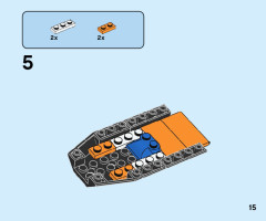 LEGO 60224 instructions page 15 – build guide