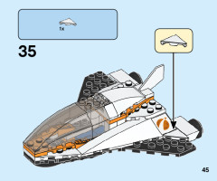 LEGO 60224 instructions page 45 – build guide