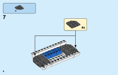 LEGO 60227 instructions page 8 – build guide