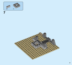LEGO 60228 instructions page 9 – build guide