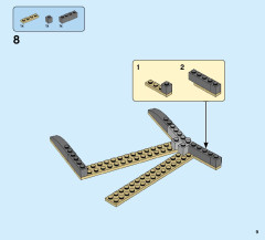 LEGO 60228 instructions page 9 – build guide