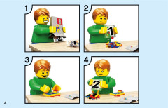 LEGO 60230 instructions page 2 – build guide