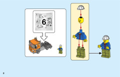 LEGO 60233 instructions page 2 – build guide