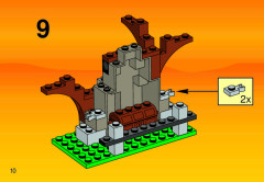 LEGO 6024 instructions page 10 – build guide