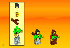 LEGO 6024 instructions page 2 – build guide