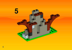 LEGO 6024 instructions page 6 – build guide