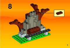 LEGO 6024 instructions page 9 – build guide