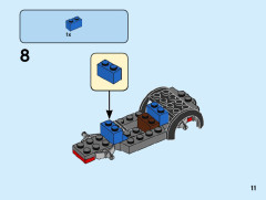 LEGO 60243 instructions page 11 – build guide