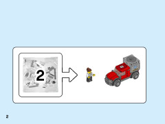 LEGO 60243 instructions page 2 – build guide