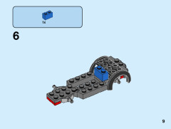 LEGO 60243 instructions page 9 – build guide