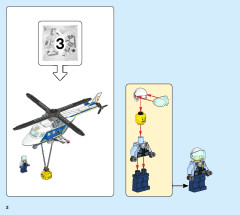 LEGO 60243 instructions page 2 – build guide