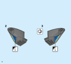 LEGO 60243 instructions page 8 – build guide
