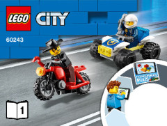 LEGO 60243 instructions page 1 – build guide