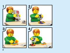 LEGO 60243 instructions page 2 – build guide