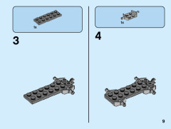 LEGO 60243 instructions page 9 – build guide