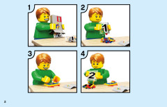 LEGO 60244 instructions page 2 – build guide