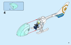 LEGO 60244 instructions page 9 – build guide