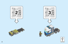 LEGO 60244 instructions page 2 – build guide