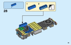 LEGO 60244 instructions page 35 – build guide