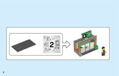 LEGO 60245 instructions page 2 – build guide