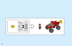 LEGO 60245 instructions page 2 – build guide