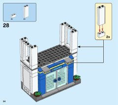LEGO 60246 instructions page 34 – build guide