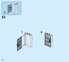 LEGO 60246 instructions page 62 – build guide