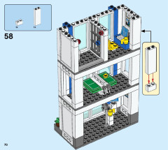 LEGO 60246 instructions page 70 – build guide