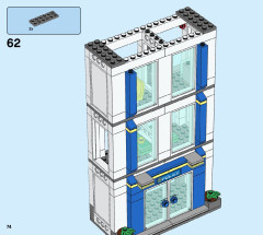 LEGO 60246 instructions page 74 – build guide