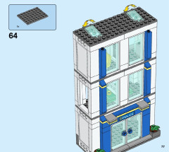 LEGO 60246 instructions page 77 – build guide