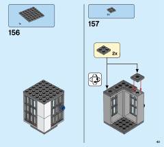 LEGO 60246 instructions page 43 – build guide