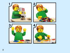 LEGO 60255 instructions page 2 – build guide