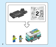 LEGO 60257 instructions page 2 – build guide