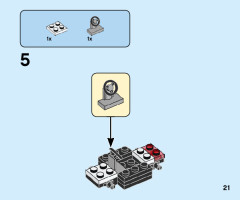 LEGO 60258 instructions page 21 – build guide