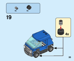 LEGO 60258 instructions page 35 – build guide