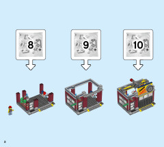 LEGO 60258 instructions page 2 – build guide