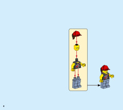 LEGO 60258 instructions page 4 – build guide