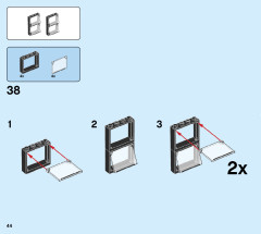 LEGO 60258 instructions page 44 – build guide