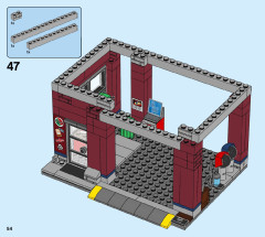 LEGO 60258 instructions page 54 – build guide