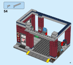 LEGO 60258 instructions page 61 – build guide