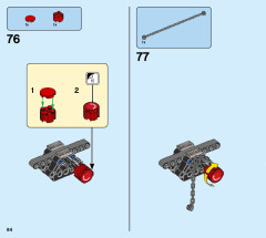 LEGO 60258 instructions page 84 – build guide