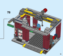 LEGO 60258 instructions page 85 – build guide